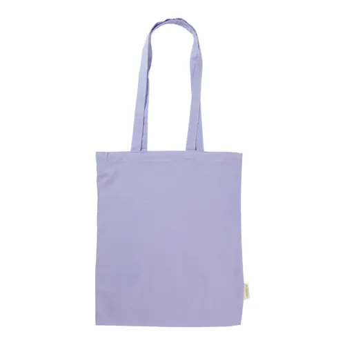 Shopper per la spesa in cotone organico con manici lunghi in diverse colorazioni da 140gr 38×42cm