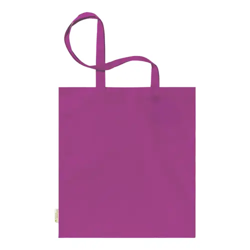 Shopper per la spesa in cotone organico con manici lunghi in diverse colorazioni da 140gr 38×42cm
