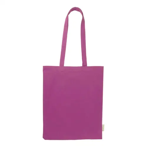 Shopper per la spesa in cotone organico con manici lunghi in diverse colorazioni da 140gr 38×42cm