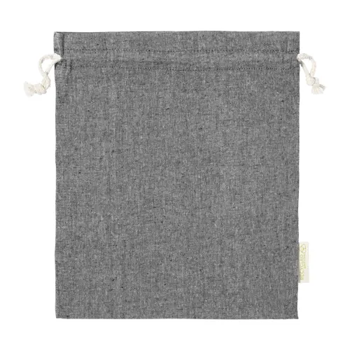 Sacca in cotone riciclato con chiusura a coulisse da 105gr 25×30cm