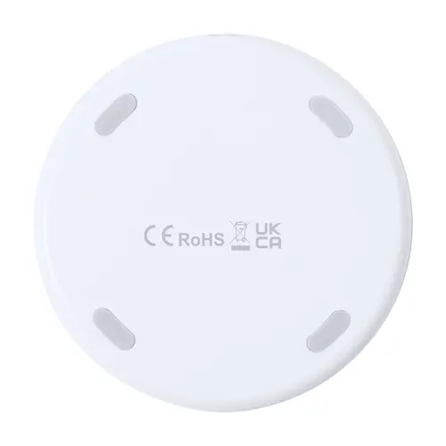 Caricatore wireless in plastica con ricarica rapida da 15W