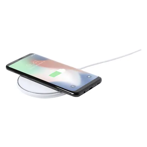 Caricatore wireless in plastica con ricarica rapida da 15W