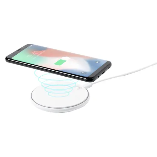 Caricatore wireless in plastica con ricarica rapida da 15W