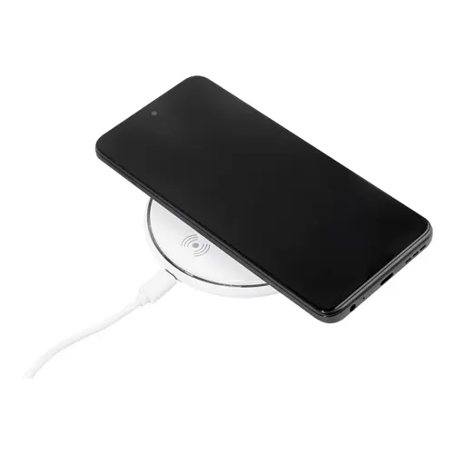 Caricatore wireless in plastica con ricarica rapida da 15W