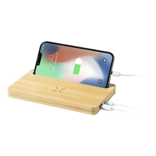 Organizer portacellulare con caricatore wireless 15W
