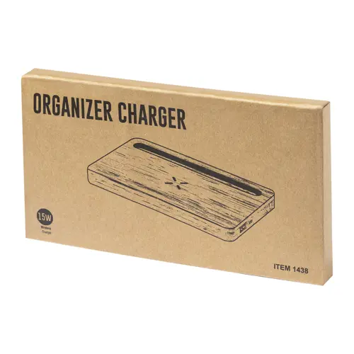 Organizer portacellulare con caricatore wireless 15W
