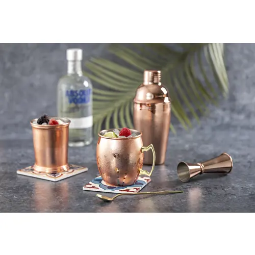 Shaker per cocktail da 550ml in acciaio placcato in rame