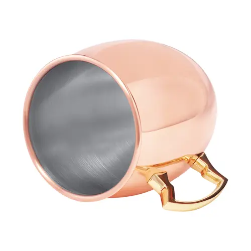 Tazza per cocktail 500ml in acciaio inox placcato in rame