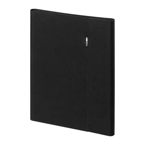 Cartella portadocumenti in RPET chiusura magnetica portacellulare pieghevole e Block notes in formato A4 da 20 fogli a righe