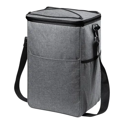 Borsa termica in RPET con set barbecue in acciaio inox 25×38×20cm