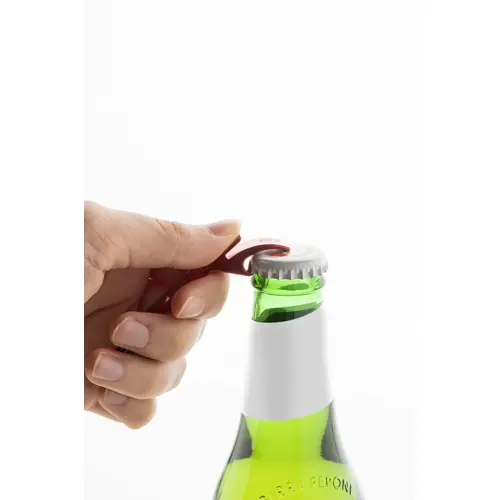 Portachiavi con apribottiglie in Alluminio Riciclato
