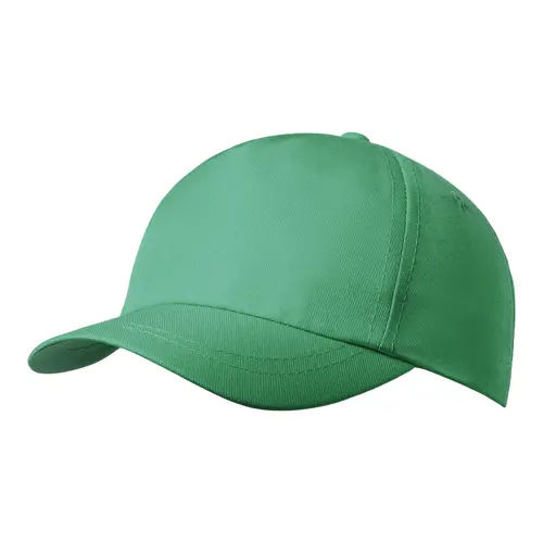Cappellino in RPET per bambini a 5 pannelli 145gr con chiusura a velcro