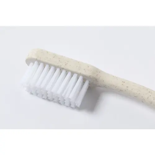 Spazzolino pieghevole in paglia di grano e plastica