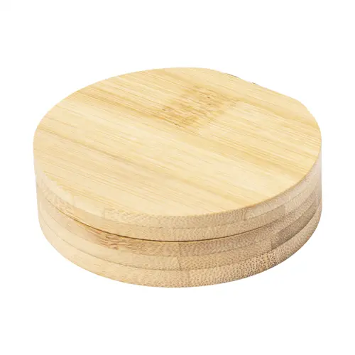 Specchio in bambù con spazio per gioielli