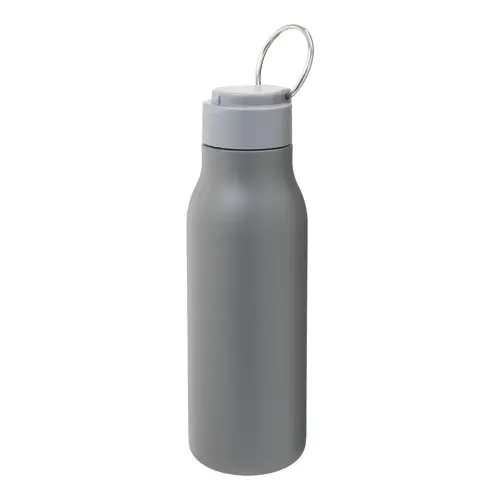 Borraccia in acciaio inox con tappo ed anello da 600ml
