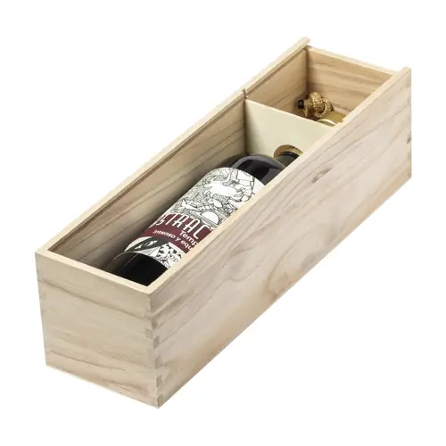 Confezione regalo in legno per bottiglia vino