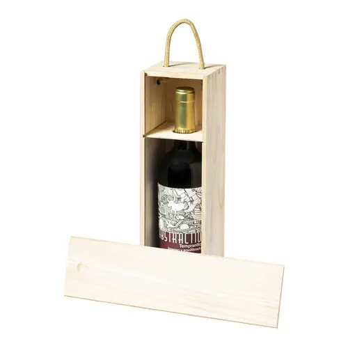 Confezione regalo in legno per bottiglia vino