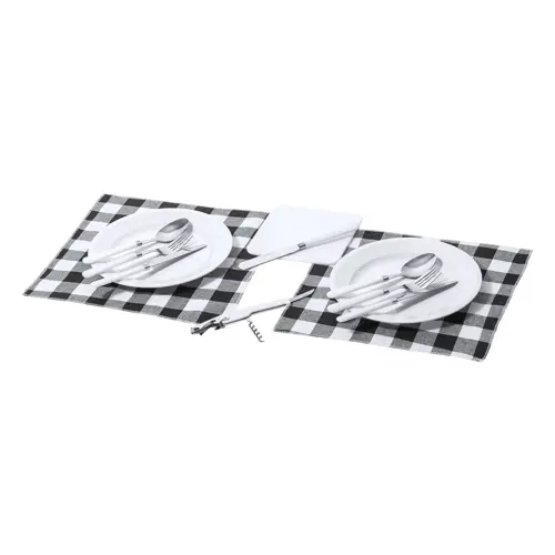 Set picnic per 2 persone in custodia RPET 245×245×45 mm