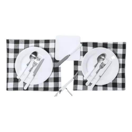 Set picnic per 2 persone in custodia RPET 245×245×45 mm