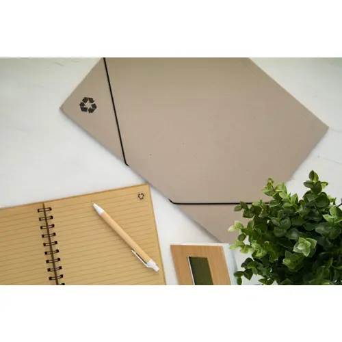 Cartella porta documenti in carta riciclata 25×34×3cm