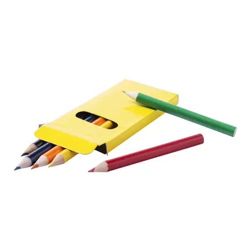 Set 6 matite in legno colorate