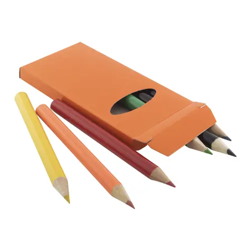 Set 6 matite in legno colorate