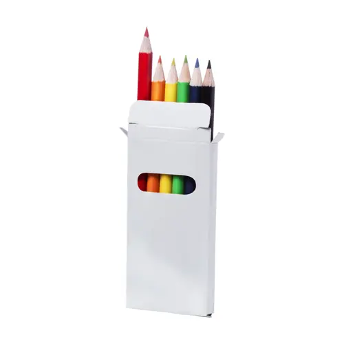 Set 6 matite in legno colorate