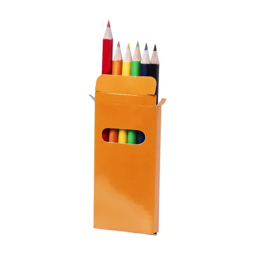 Set 6 matite in legno colorate