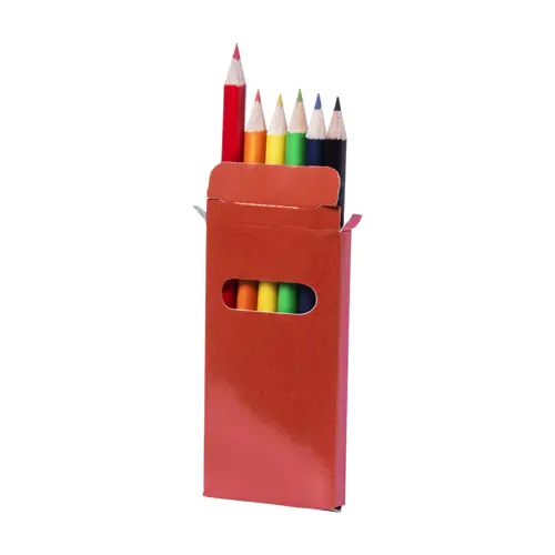 Set 6 matite in legno colorate