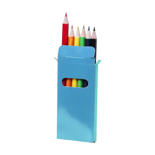 Set 6 matite in legno colorate