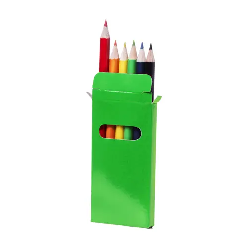 Set 6 matite in legno colorate