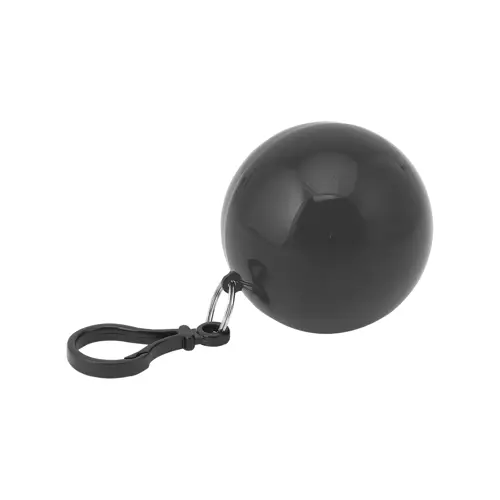 Poncho impermeabile ripiegato nella forma con portachiavi