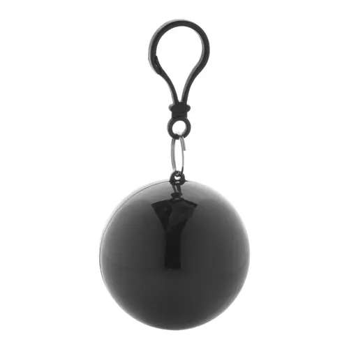 Poncho impermeabile ripiegato nella forma con portachiavi