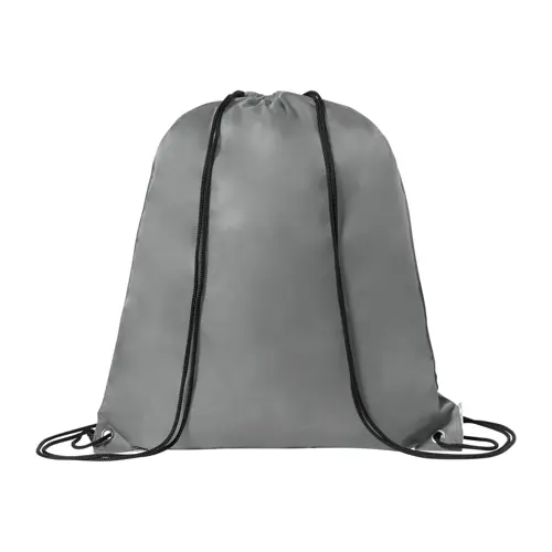 Sacca in poliestere colorata con lacci lunghi e chiusura a coulisse da 210T 33x41cm