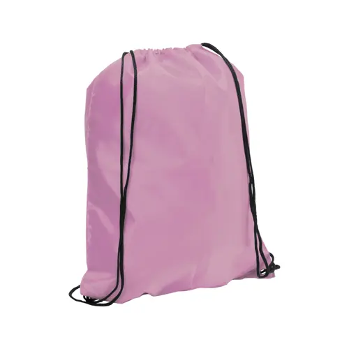 Sacca in poliestere colorata con lacci lunghi e chiusura a coulisse da 210T 33x41cm