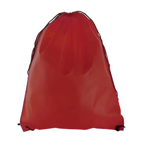 Sacca in poliestere colorata con lacci lunghi e chiusura a coulisse da 210T 33x41cm