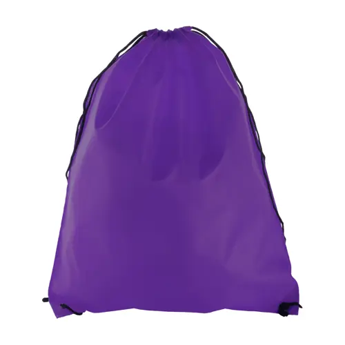 Sacca in poliestere colorata con lacci lunghi e chiusura a coulisse da 210T 33x41cm