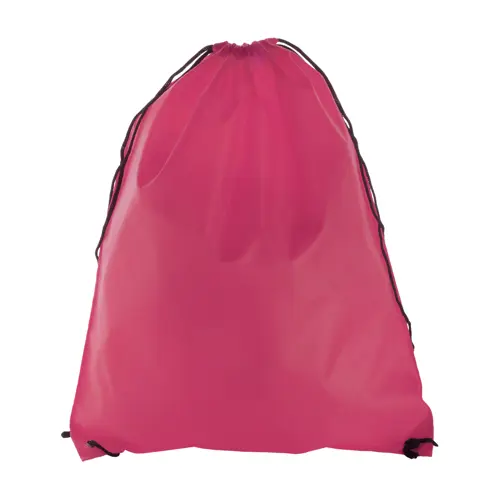 Sacca in poliestere colorata con lacci lunghi e chiusura a coulisse da 210T 33x41cm