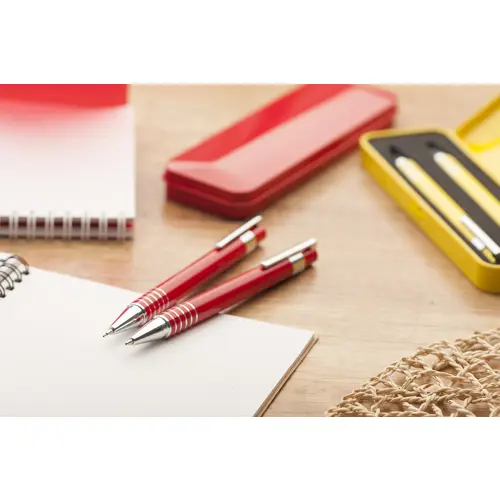 Set penna e matita in confezione di metallo
