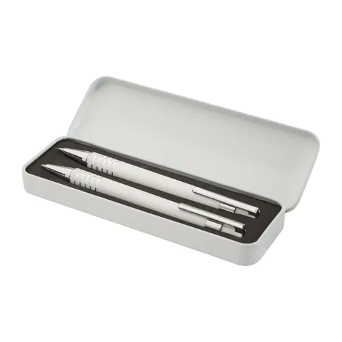 Set penna e matita in confezione di metallo