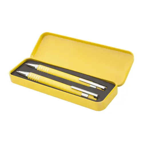 Set penna e matita in confezione di metallo