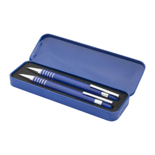 Set penna e matita in confezione di metallo