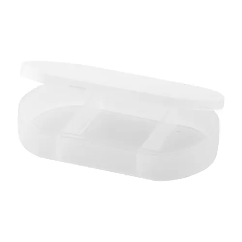Porta medicine in plastica con scomparti