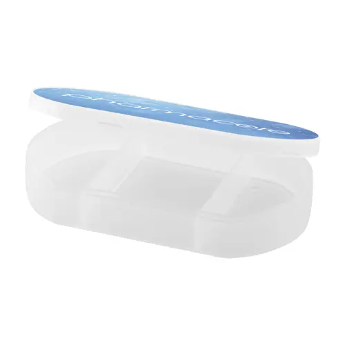 Porta medicine in plastica con scomparti