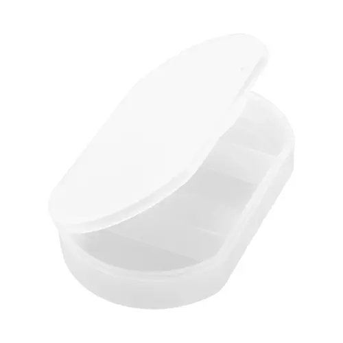 Porta medicine in plastica con scomparti