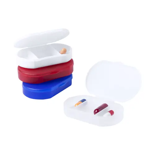 Porta medicine in plastica con scomparti