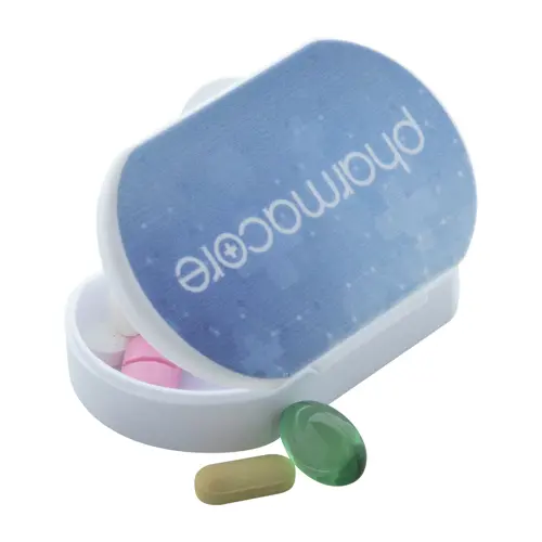 Porta medicine in plastica con scomparti