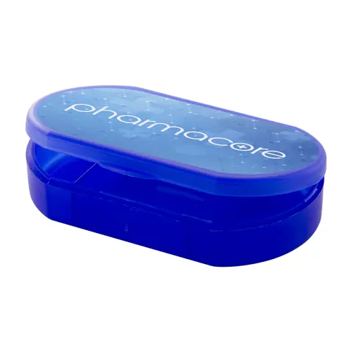 Porta medicine in plastica con scomparti