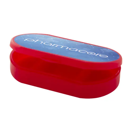 Porta medicine in plastica con scomparti