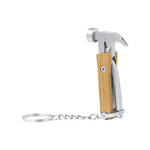 Utensile multifunzione in acciaio inox con manico in legno